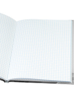 Блокнот А5 7БЦ  80л "Макросъемка" глянц.лам., лен+серебро