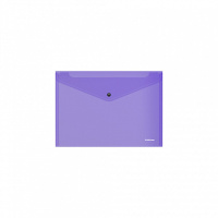 Конверт на кнопке А5+ полупрозрачн. Vivid  ассорти