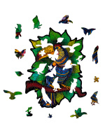 Пазлы фигурные 72 элемента 250*210мм  "Тукан"