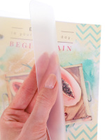 Тетрадь  А5 120л кл. на кольцах Проф-Пресс "Полезный завтрак" пласт.обл., резинка, белизна 100%