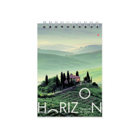 Блокнот А6  40л гребень "Природа" клетка