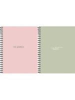 Тетрадь А5  48л кл. гребень Проф-Пресс "Цвет и минимализм - 1" софт-тач