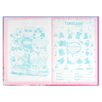 Анкета для друзей А5 128л., 7БЦ "Романтичные девушки" глянц.лам., тисн.фольгой