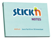 Бумага с липким краем (76*101мм)  100л, голубой