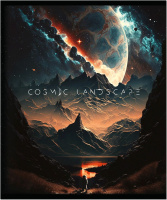 Тетрадь А5 48л кл. Полином "Cosmic Landscape" выб.УФ-лак, 4 дизайна