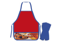 Набор Нарукавники + накидка для труда 490*390мм 2 кармана "Orange car"