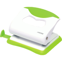 Дырокол deVENTE  20 лист, пластик, линейка, корп. ассорти