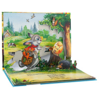 Книжка - панорамка  255*195 мм Колобок 12стр.