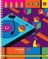 Тетрадь А5  48л кл. гребень Hatber "Весело живём" белизна 98%