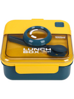 Ланч-бокс 1000мл "Образ"  с двумя отделениями и приборами