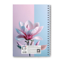 Тетрадь А4  96л кл. гребень Светоч "Нежная весна"