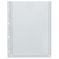 Файл с перфорацией с расширением A4 (243x310 мм), до 250 листов, 140 мкм, 4 отв., ПВХ, глянцевые