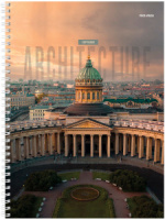 Тетрадь А4  60л кл. гребень Проф-Пресс "Красивый город - 2"