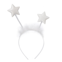 Карнавальные ободок "Звездочки" 20см, ассорти