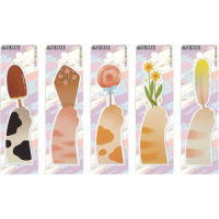 Закладка картонная "Лапка с подарком" 5шт