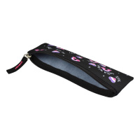 Пенал-косметичка (200*60) молния, ткань "Сердце"