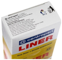 Ручка линер Centropen  0,8мм черная