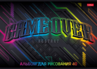 Альбом А4 40л скоба "Геймеры"  100 г/м2