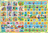 Раскраска А4 16стр. с наклейками "Профессии"