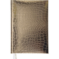 Ежедневник дат. 2026г А5 Attomex. Arkona 336стр., золотистый, тв.обл., бумвинил, ляссе