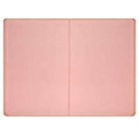 Ежедневник недат. А5 160л., кож.зам., тв.пер. "Буйвол пепельно-розовый" тиснен., ляссе