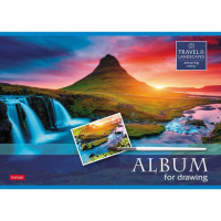 Альбом А4 48л  скрепка "Моменты вдохновения"  пл. 100 гр/м