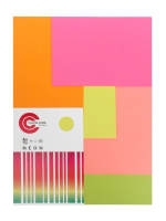 Бумага А4 цветная 100л Color Code (5цв. по 20л.) Микс НЕОН