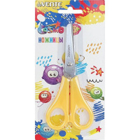 Ножницы детские "deVENTE. Cosmo" 13см, пластик.кольца, блистер