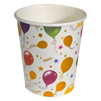 Стакан бум. 250 мл, 6 шт "Шарики"