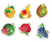 Пазлы МАКСИ 6 картинок "Фрукты/ягоды"