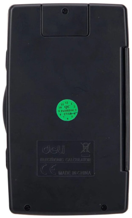 Калькулятор   8+2 разр. Deli  научный, черный E1711