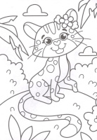 Раскраска "Маленькая раскраска. Милые зверята" А5 16стр.