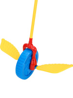 Каталка на палочке "Колесико с крылышками"  16см