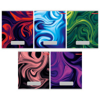 Тетрадь А5  80л кл. Полиграф Принт "Краски" ВД-лак, белизна 100%