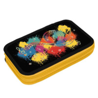 Пенал 2 отд. (205*125*40) молния, лам.картон "Мир музыки"