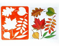 Трафарет "Листья деревьев"
