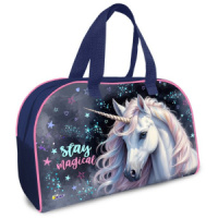 Сумка для внешкольных занятий 35*23*14,5см Оникс "Звёздный единорог" карман