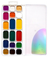 Акварельные краски 18цв. Волшебная палитра, медовые, п\упак, б\к