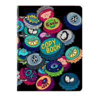 Тетрадь А5 120л кл. на кольцах Феникс+ "Крышки со смыслом" выб.УФ-лак