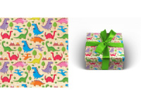 Бумага упаковочная 70*100см  "Динозаврики"