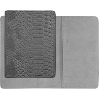 Обложка для паспорта из к/з Clair 2 отд., черная