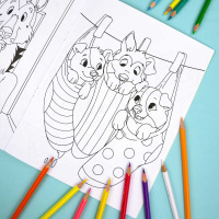 Раскраска "Тайная жизнь питомцев. Собаки и щенки" А4  16стр.