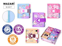 Блокнот 100*112мм 65л., гребень "Лапки"