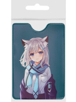 Обложка для пропуска/проездного "Милая девочка-кошка" ПВХ