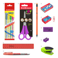 Настольный органайзер ЕК "Mini Desk" Neon Solid, оранжевый