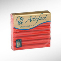 Полимерная глина 56гр., "Артефакт"  Алый