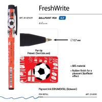 Ручка шар. BV "FreshWrite. Футбол. Чемпионы. Англия", 0.7мм, синяя