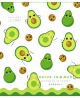 Тетрадь А5 48л кл. Hatber !СУПЕРЭКОНОМ! "Color summer" белизна 80%