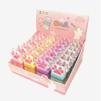 Ластик Egoist  "Лапки" 6,7*3*1,5 см, ассорти цветов