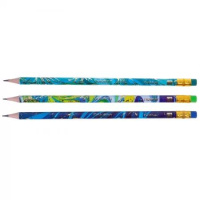 Карандаш ч/гр "Solution" НВ с ластиком